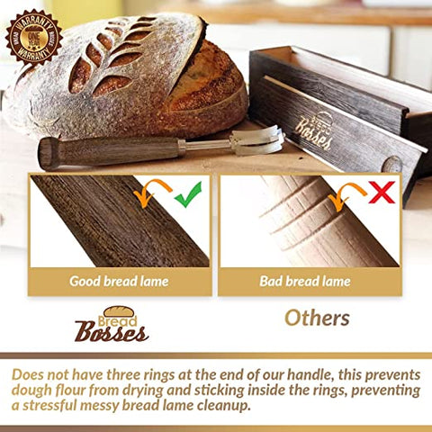 Image of Bread Bakers Lame Slashing Tool (Black Walnut)