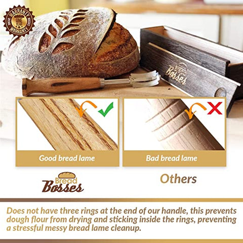 Image of Bread Bakers Lame Slashing Tool (Zebrawood)